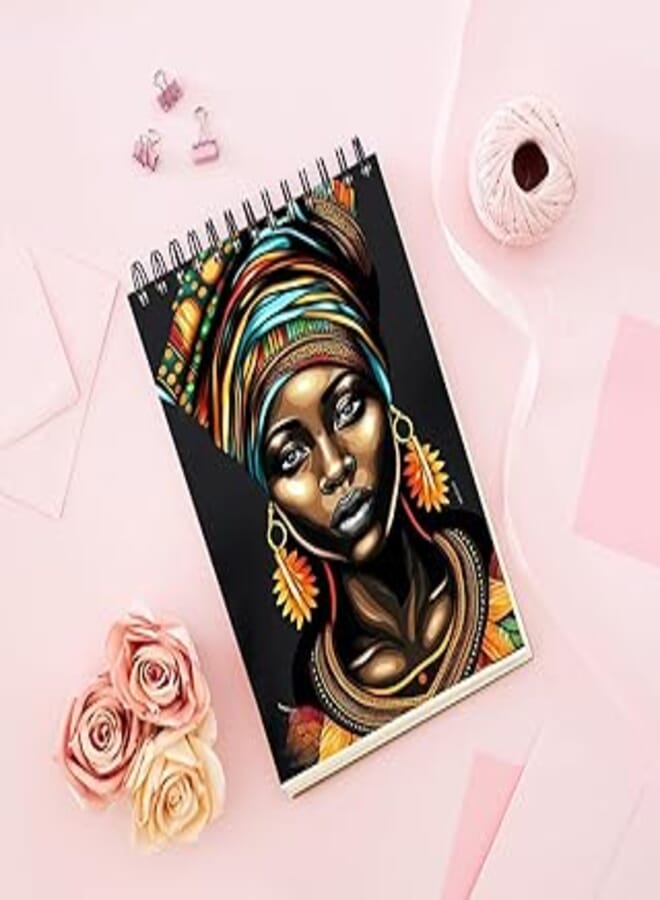 Notebook With Trendy design - African Woman