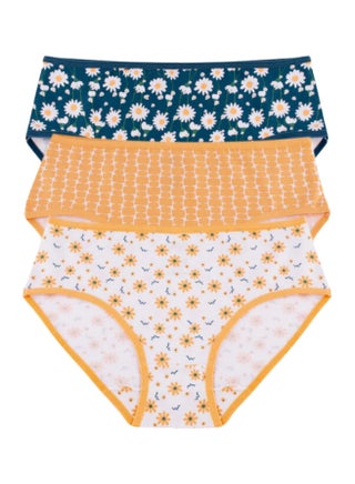 Pack Of 3 Printed Color Cotton Midi Panties Underwear For Women - pzsku/Z43A61427DC3A1086DB9BZ/45/_/1712566030/0edd1ada-4f2d-45fd-ac02-0d16a586782a