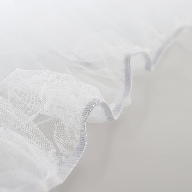 2pcs Mesh Cover for Strollers Carriers Seats Cradles (White) - Image 3