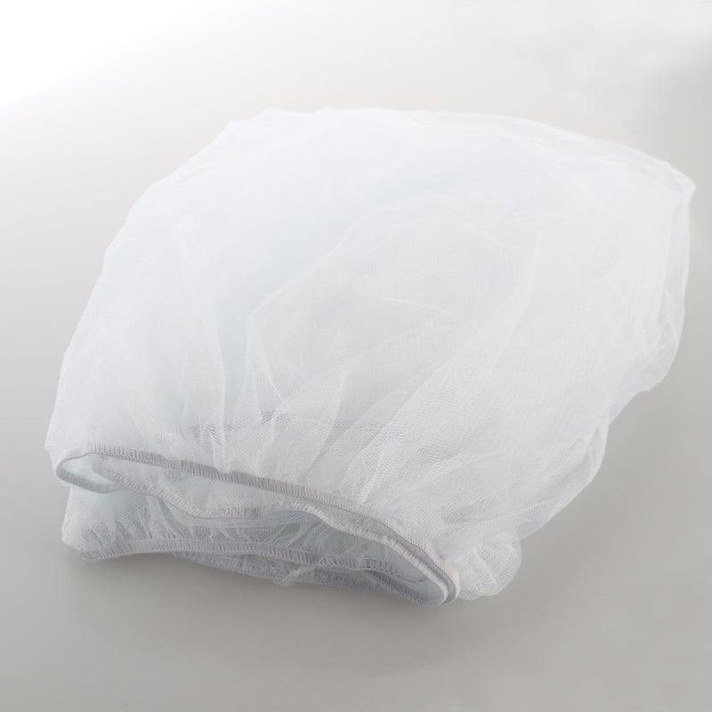 2pcs Mesh Cover for Strollers Carriers Seats Cradles (White) - Image 2