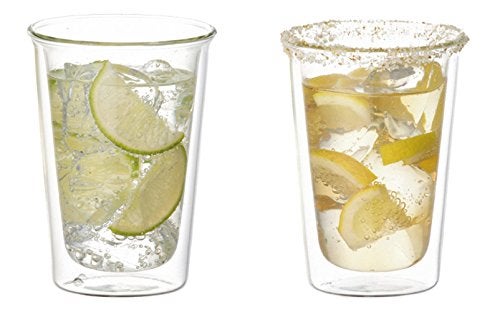 Kinto Set of 2 Double Walled Cocktail Glasses Kinto Cast 290 ml 981 fl oz Japan Import - Image 1