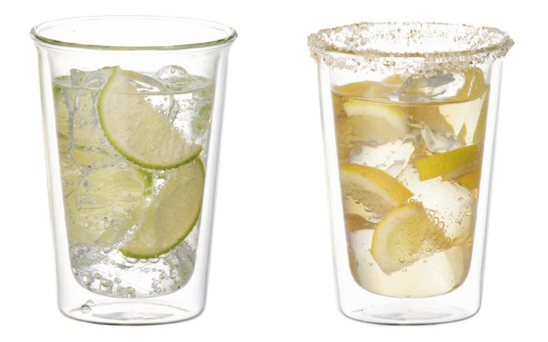 Kinto Set of 2 Double Walled Cocktail Glasses Kinto Cast 290 ml 981 fl oz Japan Import - Image 2
