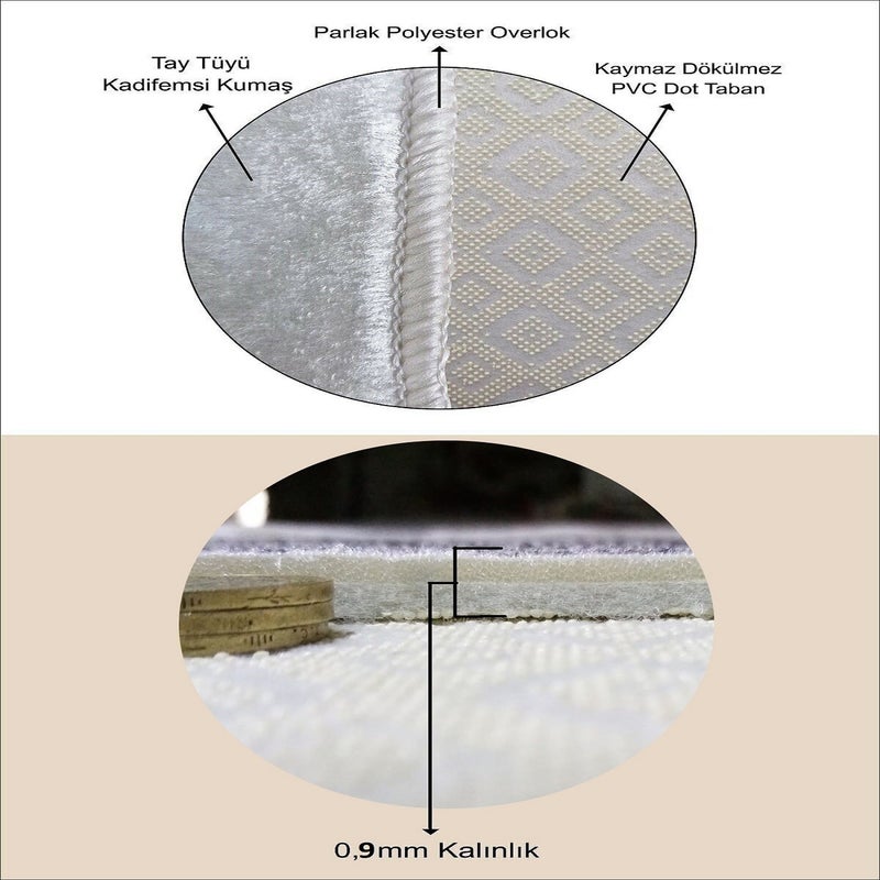 Talia Home Thalia Home Non-Slip Base Washable Decorative Indoor Mat 45 x 70 cm.  - Image 2