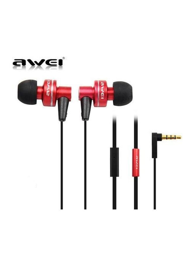 NIBEMINENT In-Ear Earphone Black/Red - Image 2