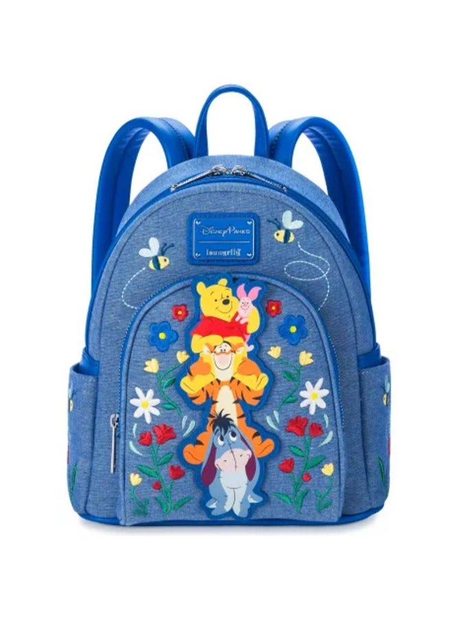 Loungefly حقيبة ظهر ميني من لاونجفلاي × فنكو بوب! ديزني ويني ذا بوه وأصدقائه (23 × 11 × 27 سم) - Image 1