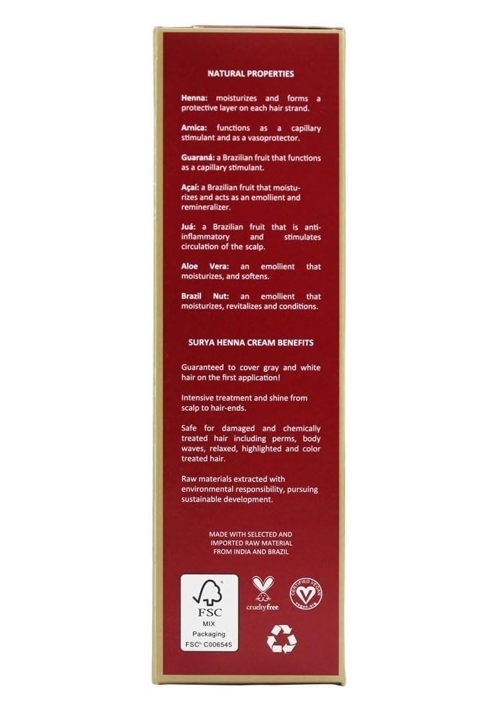 Surya Brasil Henna Cream in Chocolate - 2.31 oz for Grey Coverage - Image 3