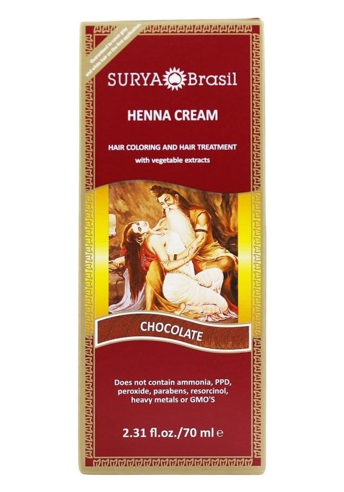 Surya Brasil Henna Cream in Chocolate - 2.31 oz for Grey Coverage - Image 2