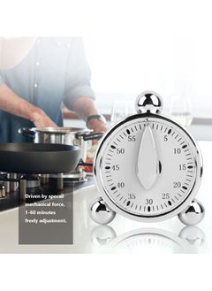 Y&D SYOSI Kitchen Timer, Wind-Up Mechanical Countdown Timer Clock 1 Hour for Classroom Teaching Homework Games Cooking Office Meeting  - Image 3