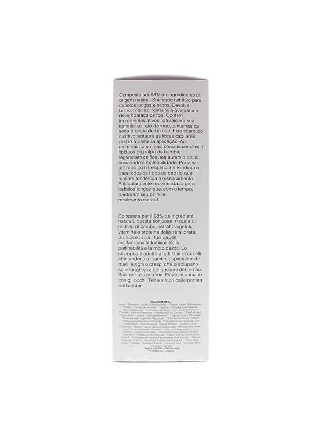 Leonor Greyl Paris Shampooing Creme Moelle de Bambou - Hydrating Shampoo For Long, Dry, Or Frizzy Hair - Natural Anti-Frizz Shampoo (6.7 Fl Oz) 