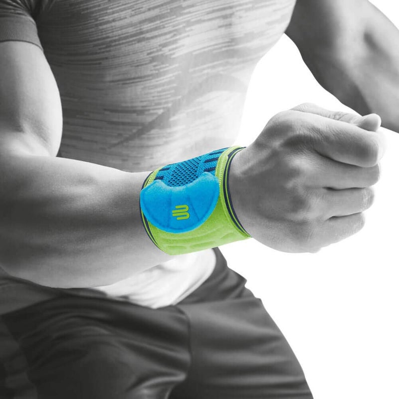 Bauerfeind Sports Wrist Strap - German Engineered Wrist Compression Support for Weightlifting, Crossfit, Tennis, Lifting - Adjustable Tightness Brace with 3D Airknit Fabric - 1 Per Box (Rivera, S/M) - Image 2