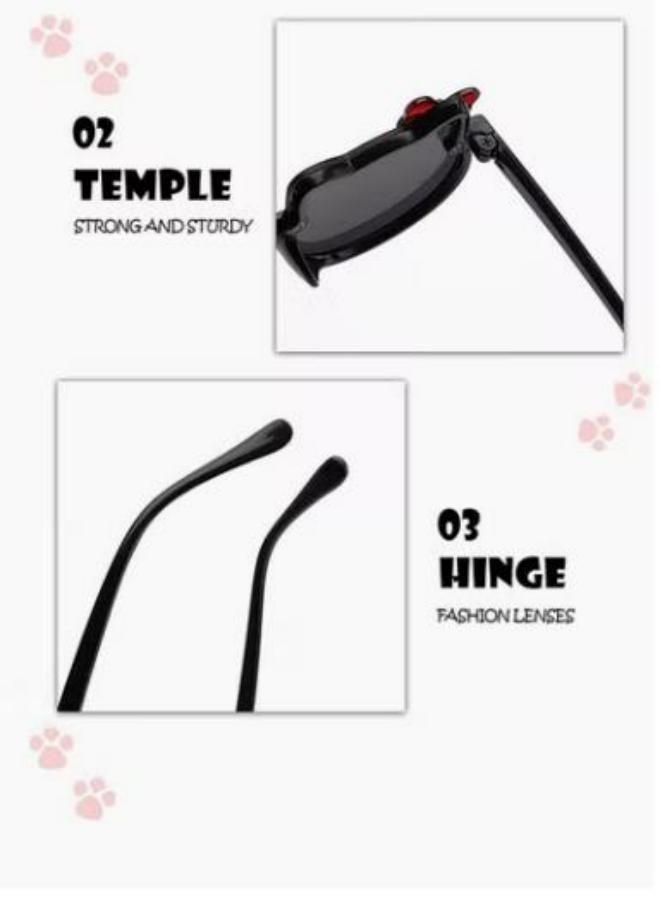 Generic Kids Sunglasses Cute Cat Shaped Child Sunglasses Polarized Sunglasses UV Protection for Kids  - Image 5