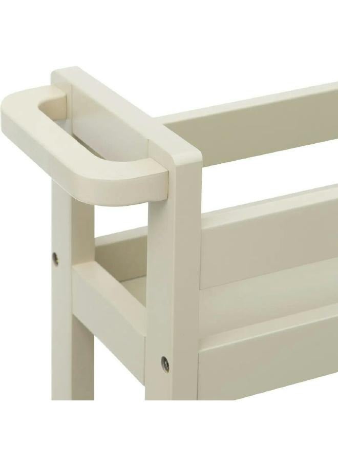 لوفت عربة، رف تخزين، طول 40 × عرض 15 × ارتفاع 75 سم، بيج-174762O - Image 2