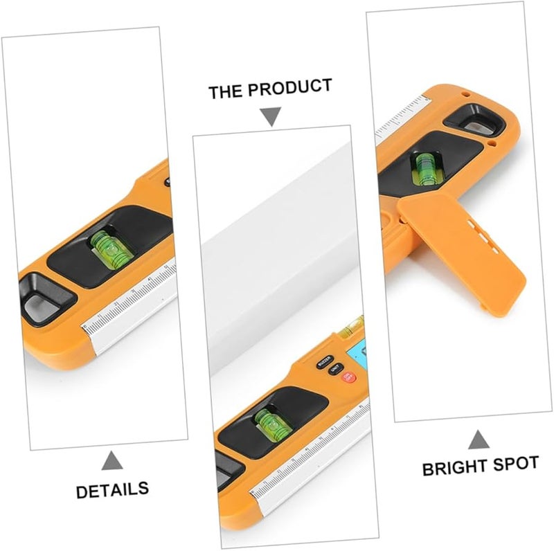 Operitacx Mini Spirit Level High Precision Backlight Ruler Horizontal Measuring Tool - Image 5