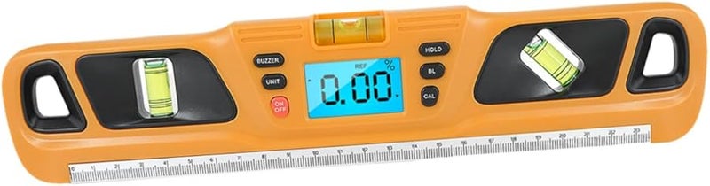 Operitacx Mini Spirit Level High Precision Backlight Ruler Horizontal Measuring Tool - Image 1