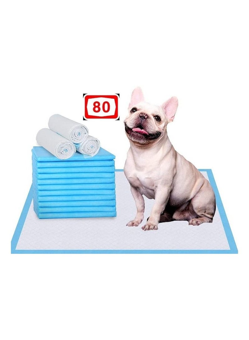 Cherry Medical Supply 80-Pieces Packed In 8 Pouches 60 Cm X 90 Cm Xl Pet Training Pads And Puppy Pads Super Absorbent  - Image 1