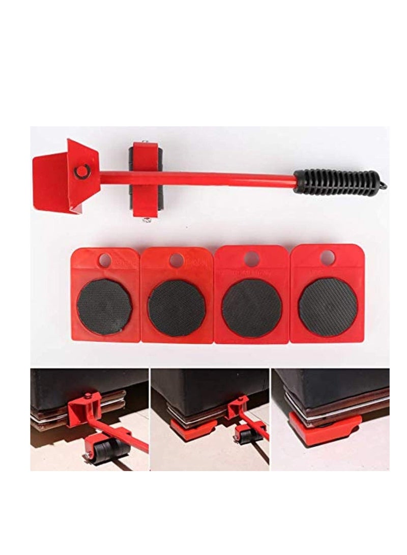 5 Piece Set Multi-Functional Heavy Load Handling Combination Household Hardware Furniture Moving Tool  - Image 5