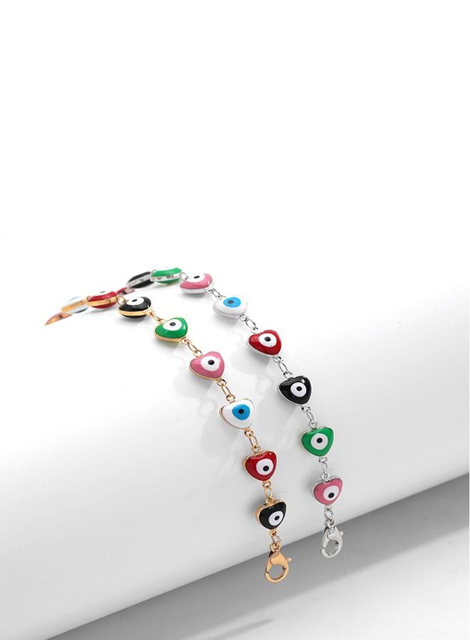 Metal Evil Eye Anklet