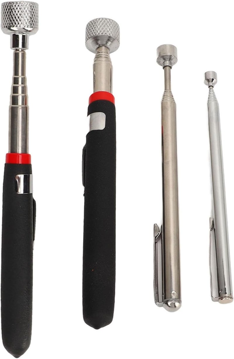 5 Pcs Magnetic Pickup Tool Set, Telescoping Magnetic Grabber with 15LB 10LB 3.5LB 1.5LB Strength and Extendable Inspection Mirror for Auto Repair and Tight Spaces - Image 3