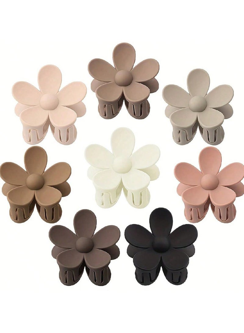 ORiTi مشابك شعر داسي كبيرة لطيفة، تثبيت قوي غير قابل للانزلاق للشعر الرقيق للنساء، إكسسوارات شعر للنساء والفتيات، 6 ألوان - Image 1