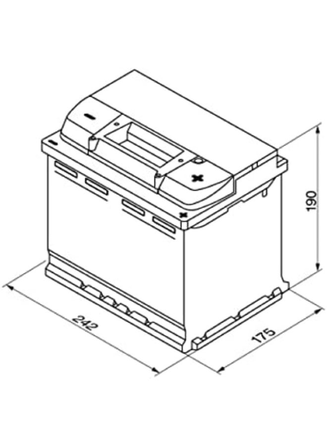 Bosch S4 Car Battery Type 013 / 027 - Image 2