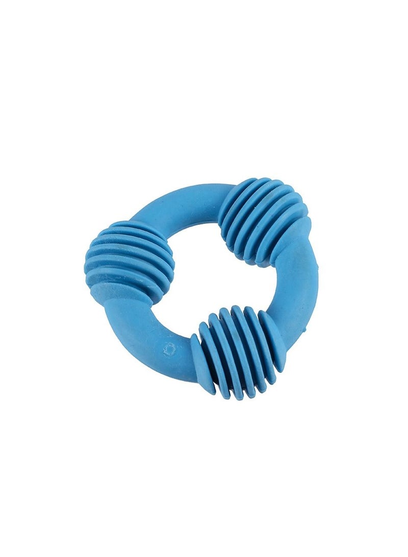 Generic Pet Bite Toys Colorful Teeth Grinding Anti Bite Three Ball Rings Throwing Toy Balls - Image 1