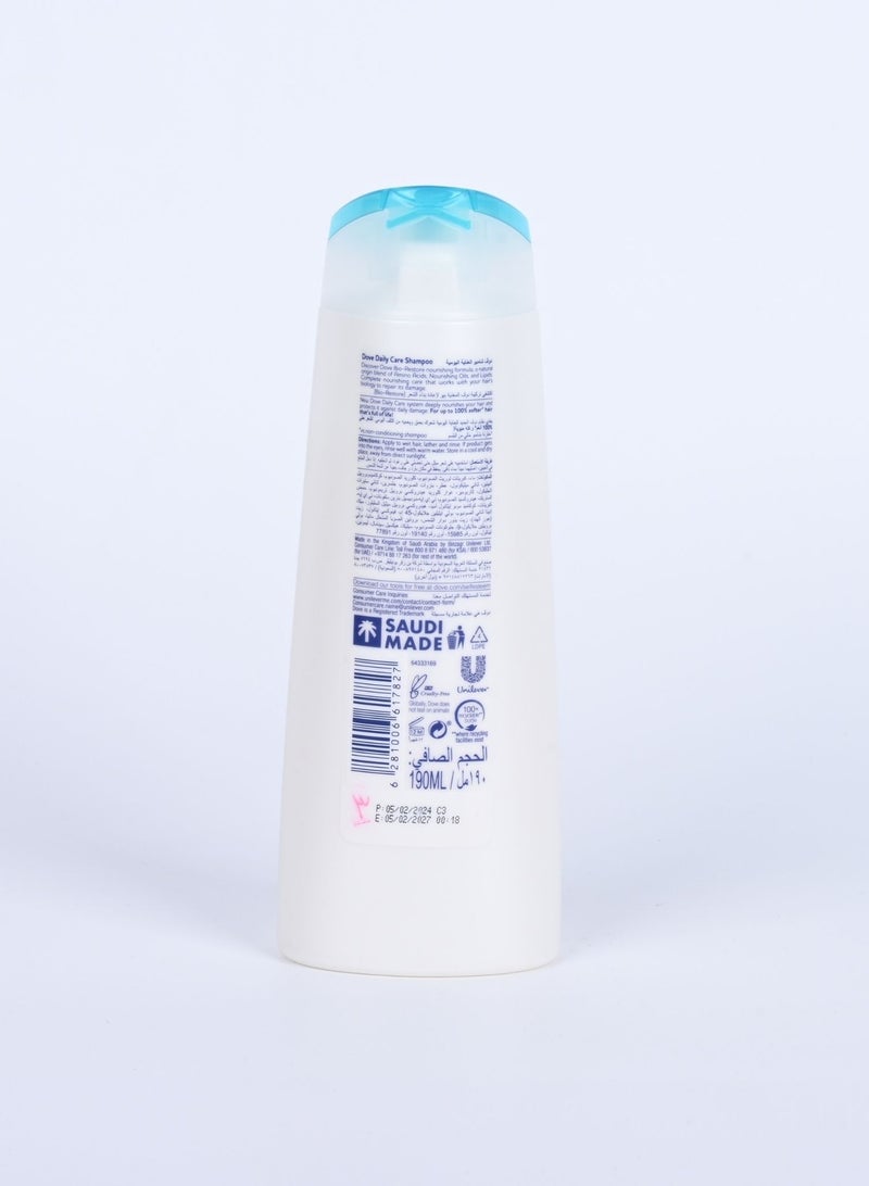 Dove Daily Care Nourishing Shampoo for Dry Hair 190ml - Image 2
