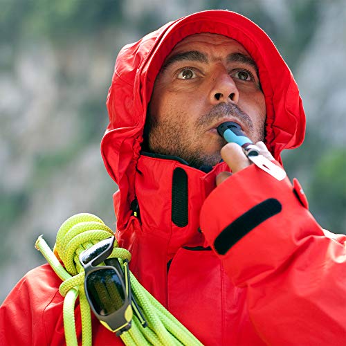 Opinel No. 08 Outdoor Folding Knife + Multitool - Partially Serrated Stainless Steel Blade, Nonslip Handle, Survival Whistle, Shackle Key (Green) - Image 2