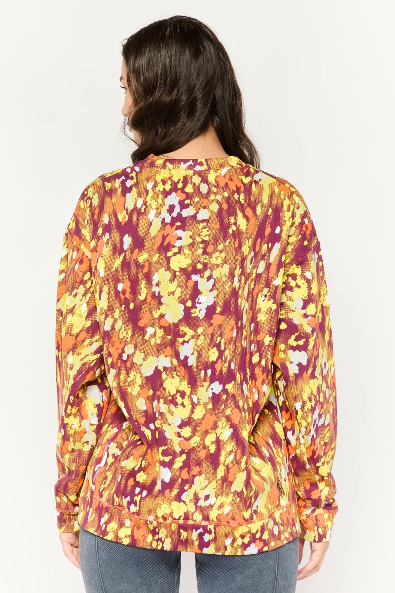 Adidas by Stella McCartney Women Sportswear Fit Long Sleeves Outdoor Sweatshirt, Multicolor - Image 4