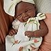 KUICEO Reborn Baby Dolls That Lifelike 165 inch Full Body Silicone Sleeping Baby Girl Handmade Face Realistic Body Details for Children Gift - Image 2