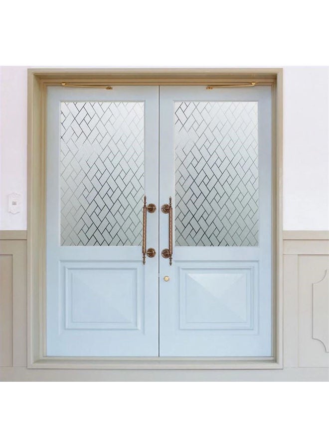 ملصق نافذة بتصميم نقشة شفاف 40x200سم - Image 3