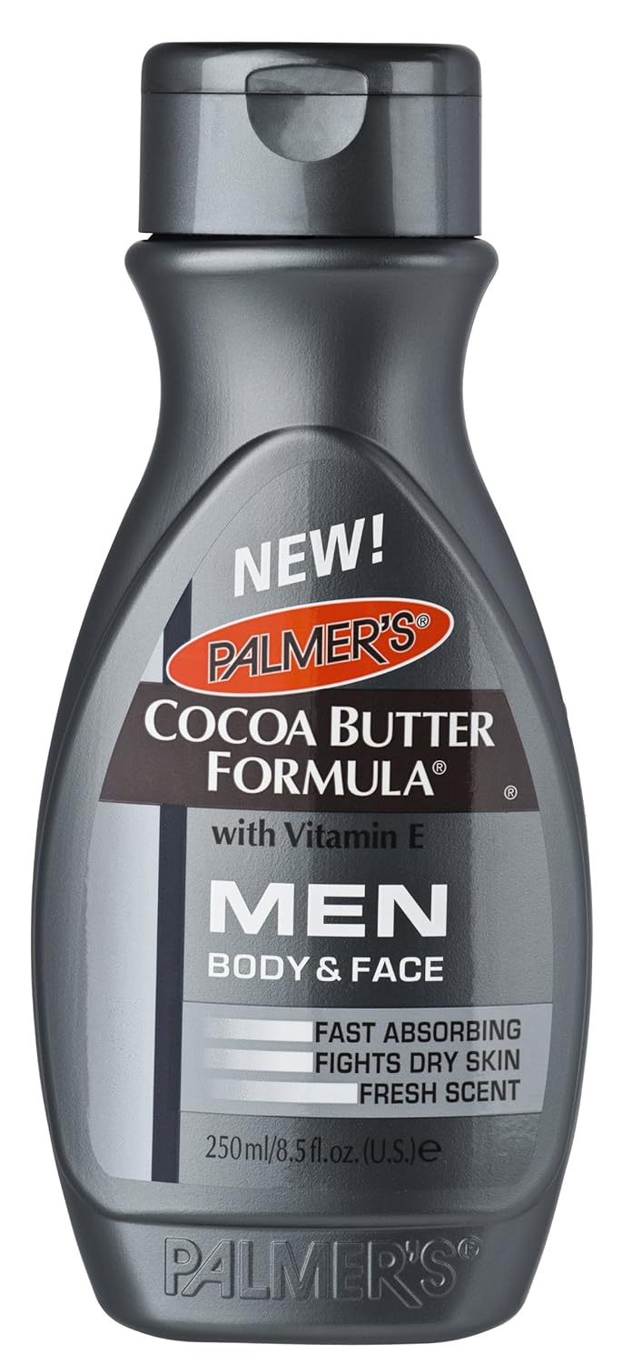 PALMER'S Palmers Cocoa Butter Formula vitamin E Men Body and Face 250ml Oz  - Image 1