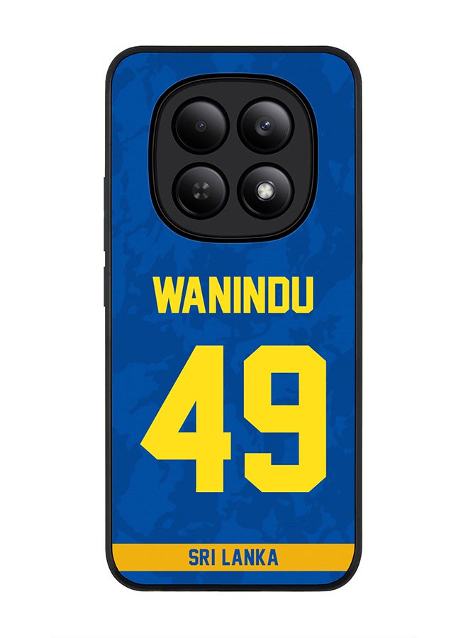 For Xiaomi Redmi Note 15 4G Case,Slim fit Camera Protection, Shockproof Thin Phone cover  - Sri lanka Wanindu Hasaranga, Jersey No 49