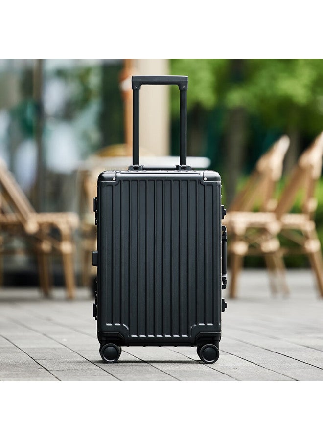 Rockland Luggage Men Spinner Wheels Student Aluminum Frame Trolley Case Large Capacity Travel Suitcase Women Carry-on Password Lock Box - Image 1