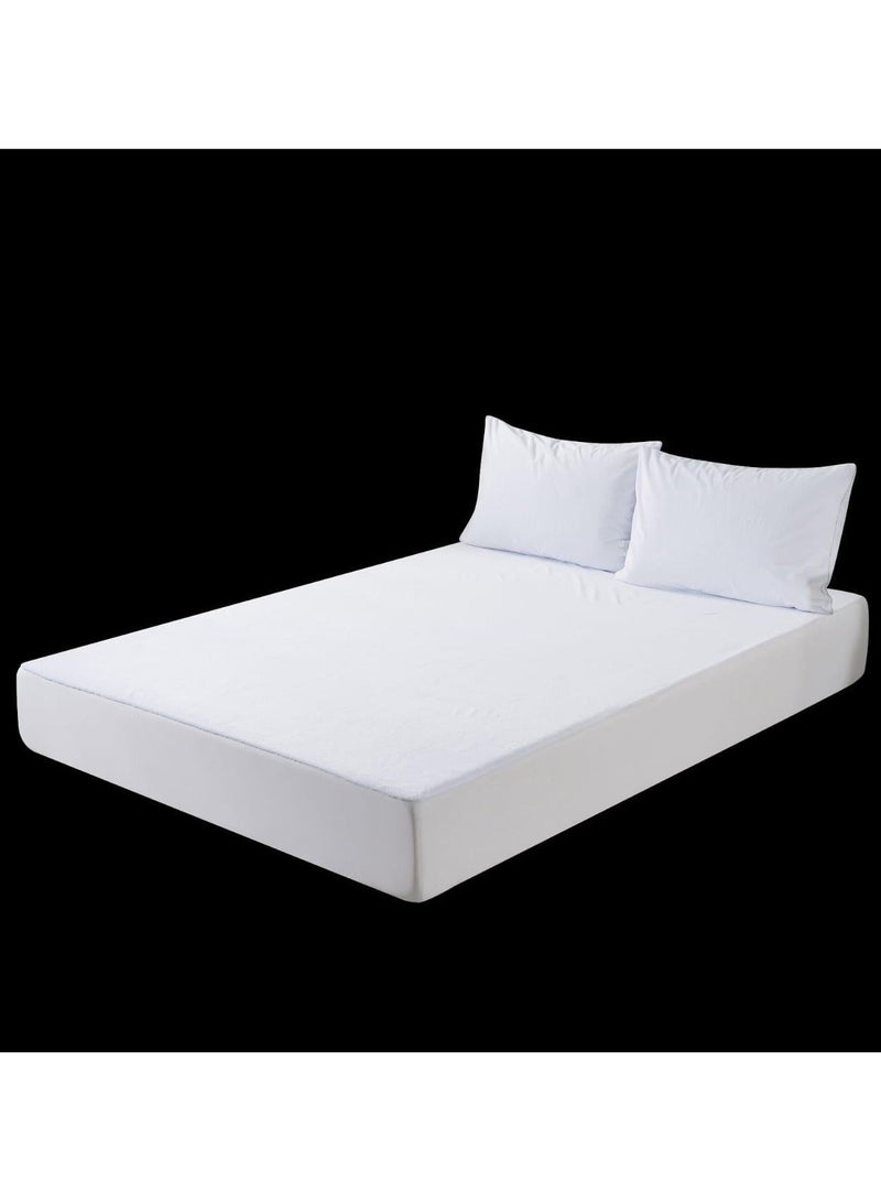 Dibaj Waterproof Mattress  – Soft Breathable Fabric, 100x200cm + 35cm Deep Pocket, Anti-Spill and Dustproof Cover - Image 5
