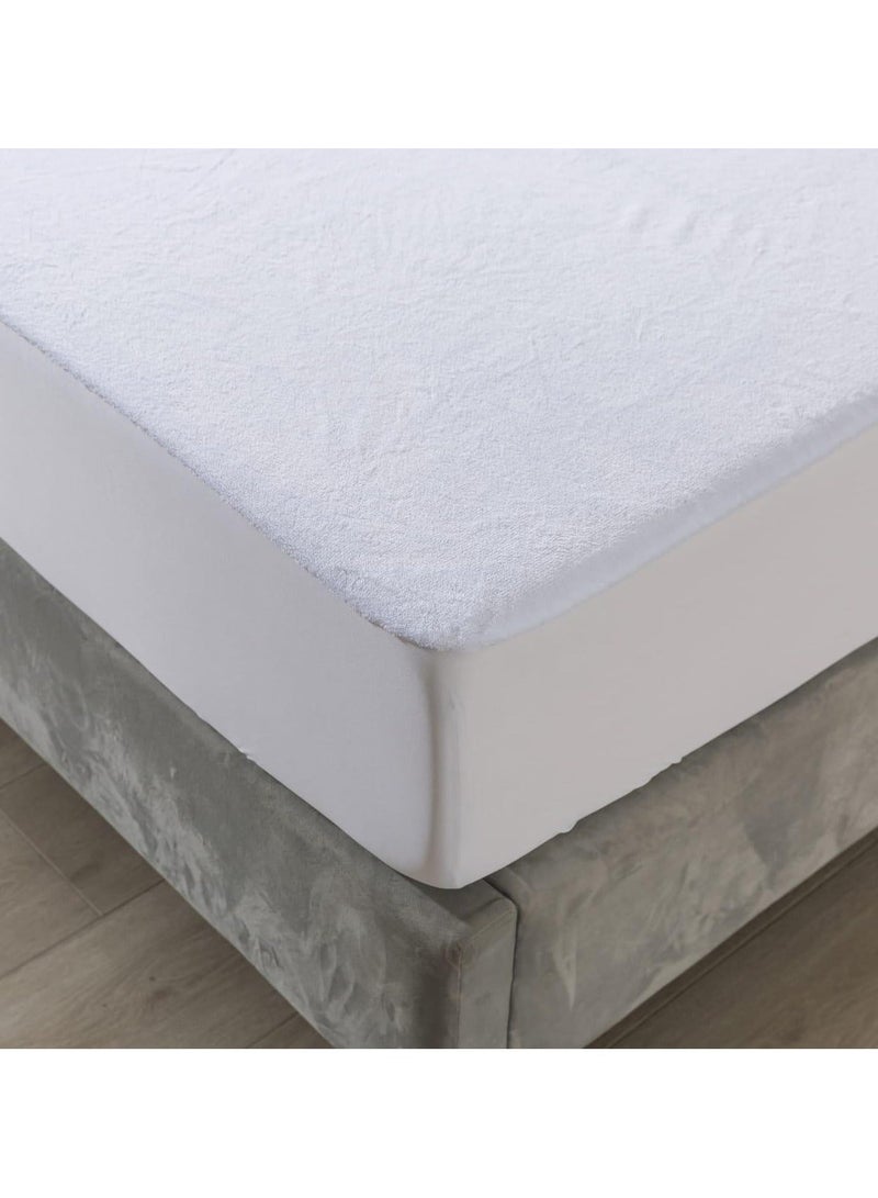 Dibaj Waterproof Mattress  – Soft Breathable Fabric, 100x200cm + 35cm Deep Pocket, Anti-Spill and Dustproof Cover - Image 4