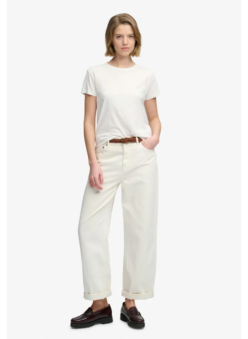 سوبر دراي Organic Cotton High Rise Wide Leg Jeans