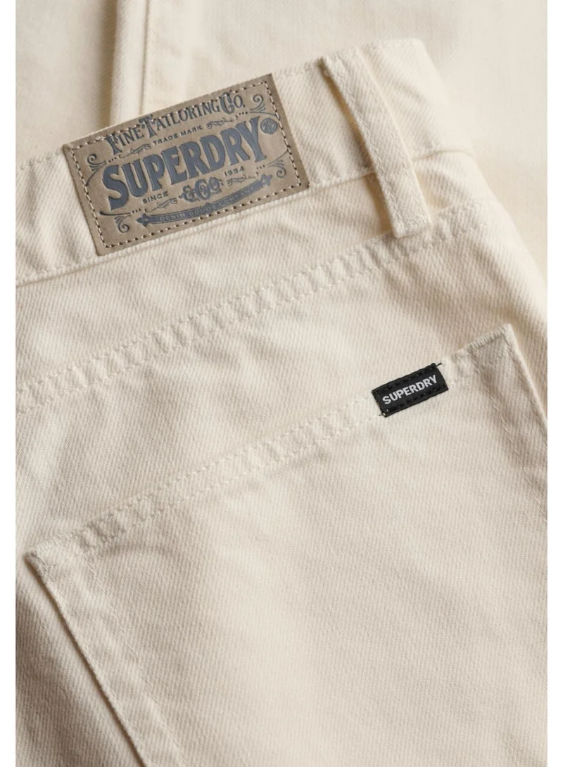 سوبر دراي Organic Cotton High Rise Wide Leg Jeans