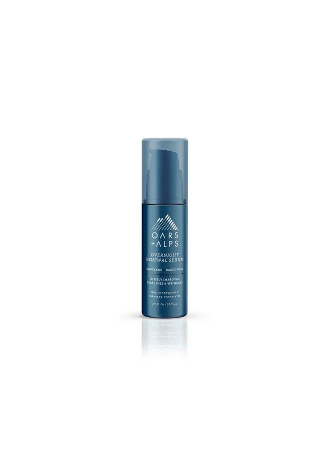 Oars + Alps Overnight Renewal Serum Reduce Fine Lines & Wrinkles Hydrating Skin Care With Antiaging Peptides 0.7 Fl. Oz - Image 2