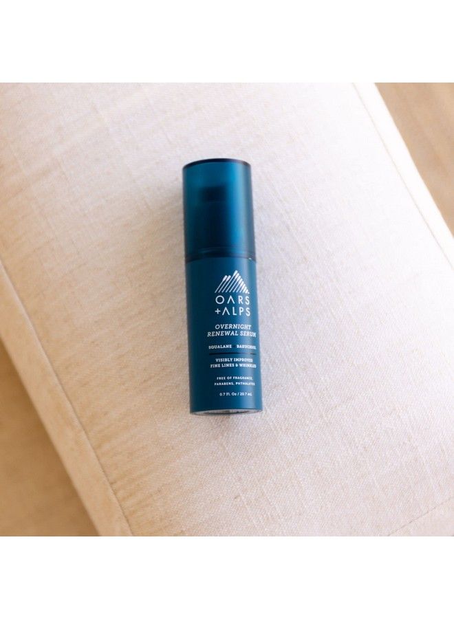 Oars + Alps Overnight Renewal Serum Reduce Fine Lines & Wrinkles Hydrating Skin Care With Antiaging Peptides 0.7 Fl. Oz - Image 4