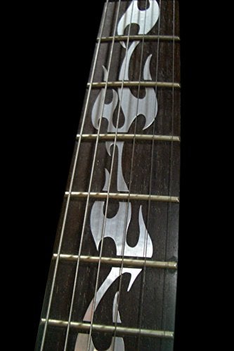 Inlaystickers Jockomo Metallic Fireflame Guitar Inlay Sticker - Image 3