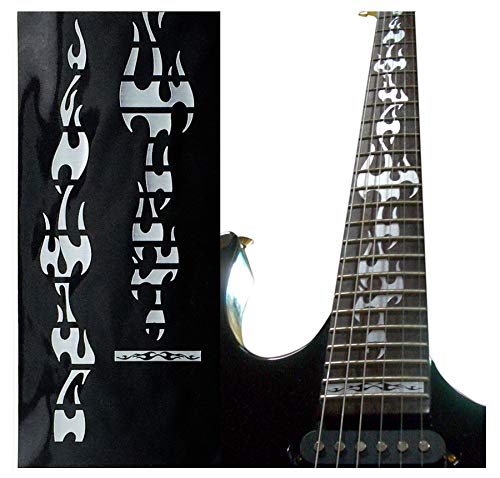 Inlaystickers Jockomo Metallic Fireflame Guitar Inlay Sticker - Image 1
