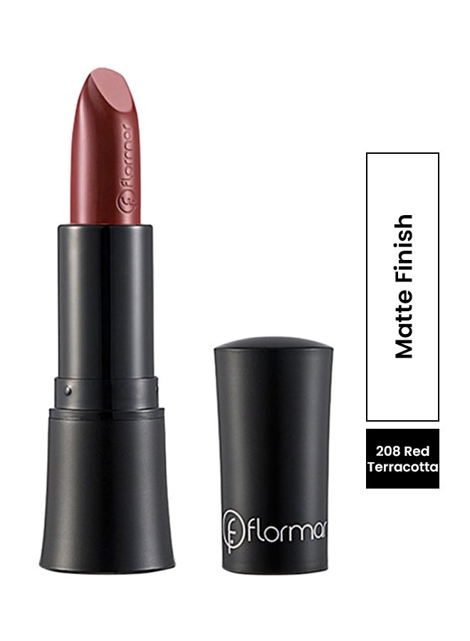 flormar Super Matte Lipstick 208 Red Terracotta - Image 1