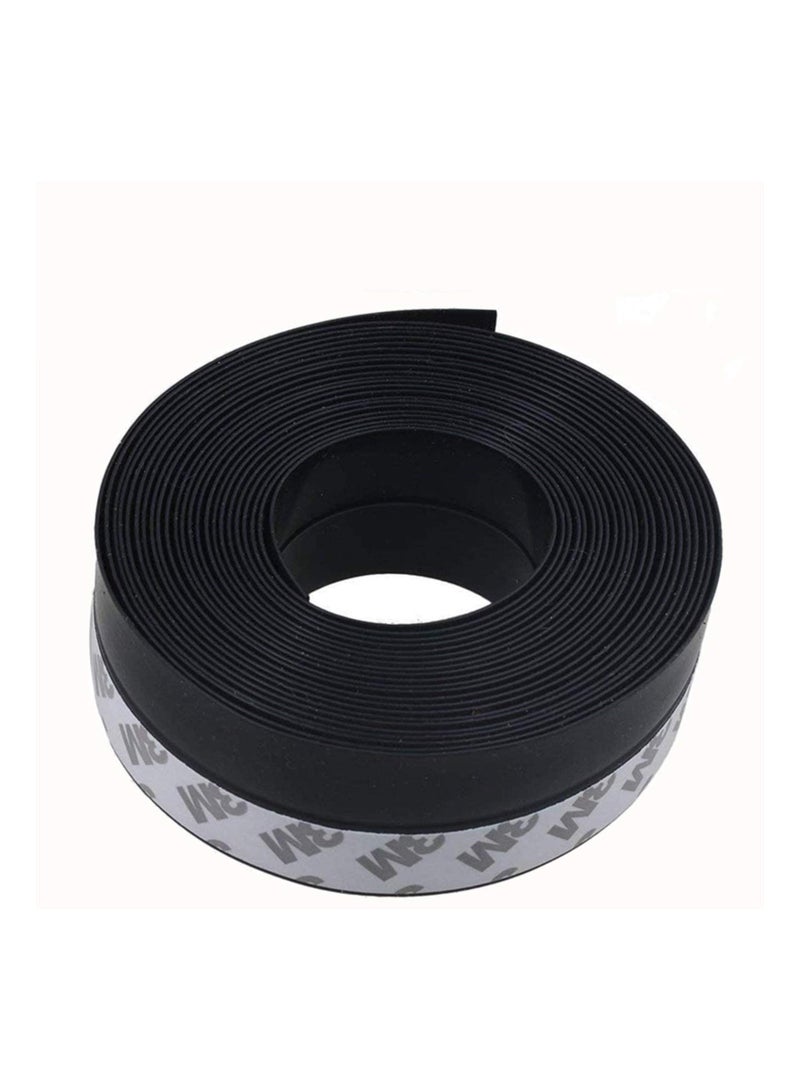 YOMYM Weather Stripping Door Seal Strip Self Adhesive Silicone Draft Bottom Gap Replacement Strip Roll Soundproof for Door - Image 1