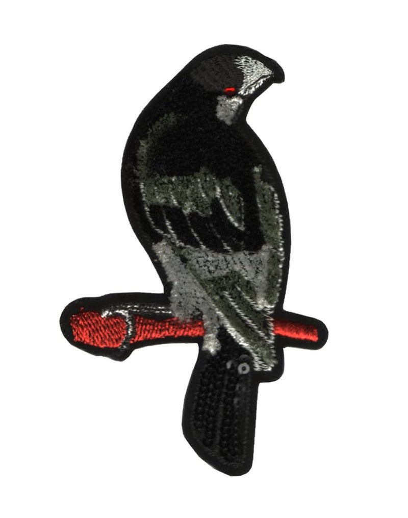 Generic Bird Applique Embroidered Sew-on Patch ; Size: 11cm x 7cm for Jackets, Bags, T-Shirts, Jeans, Pants, Outdoor Clothing ; Imported from Malaysia (1 Piece). (Code: S-20)  - Image 1
