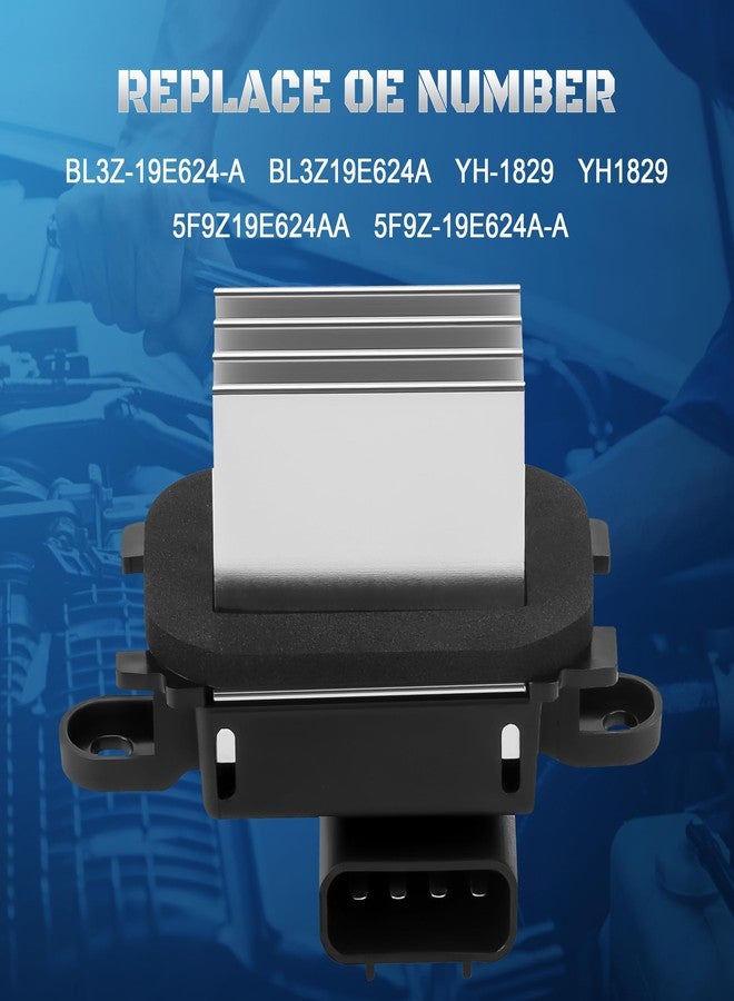 A-NAFTULY AC Blower Motor Resistor Control Module Compatible with 2009-2014 Ford F150,2009-2017 Ford Expedition,2009-2017 Lincoln Navigator with Auto Temp Control Replaces BL3Z-19E624-A YH-1829 - Image 3