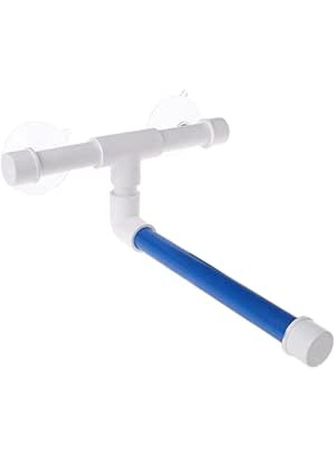 Portable Parrot Shower Stand with Suction Cups Wall Mounted Bird Bath Perch Toy - Image 1