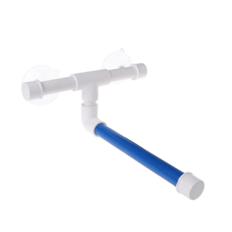 Portable Parrot Shower Stand with Suction Cups Wall Mounted Bird Bath Perch Toy - Image 2