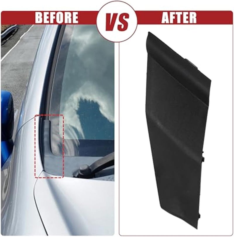 Wivplex Windshield Wiper Cowl Cover Extension Trim for Toyota - Image 3