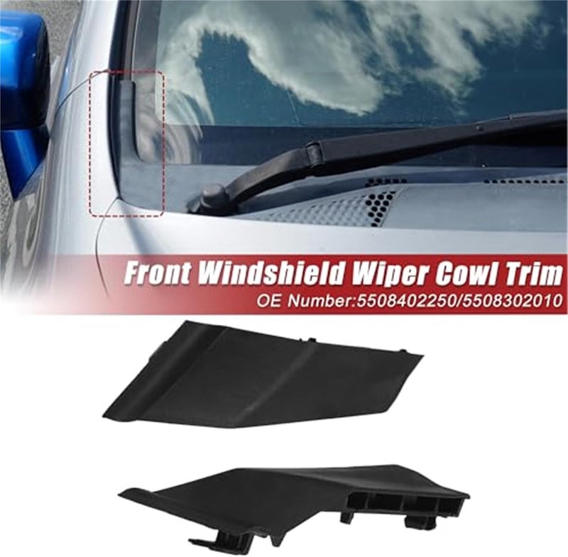 Wivplex Windshield Wiper Cowl Cover Extension Trim for Toyota - Image 2