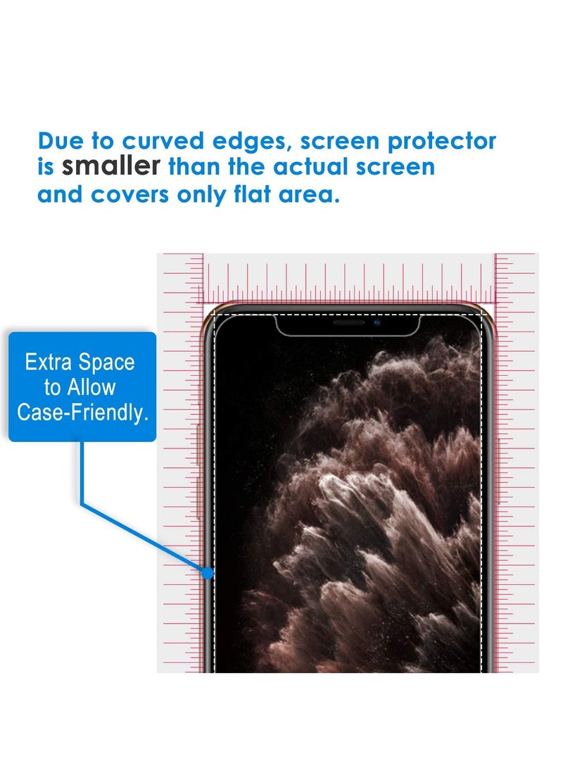 Jetech 2 Pack Anti Spy Tempered Glass Film Privacy Screen Protector for iPhone 11 Pro - Image 3
